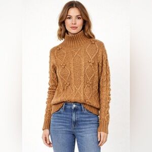 Cupcakes and Cashmere Sweater Funnel neck